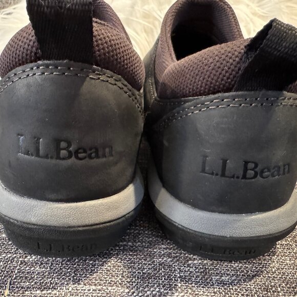 LL Bean Black Storm Chaser Tek 2.5 Slip On Duck Shoes Womens 9 Waterproof Boots - Picture 5 of 7